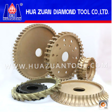 High Working Efficiency Diamond Grinding Plate for Stone Edge Grinding